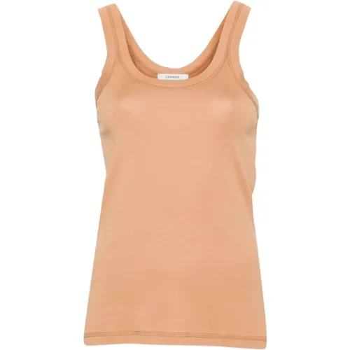 Burnt Sand Rib Tank Top , female, Sizes: L, XS, M - Lemaire - Modalova