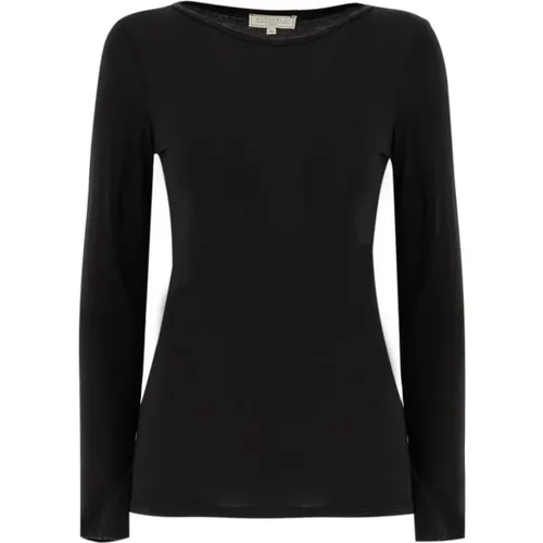 Klassischer Bootshals Pullover , Damen, Größe: M - Antonelli Firenze - Modalova