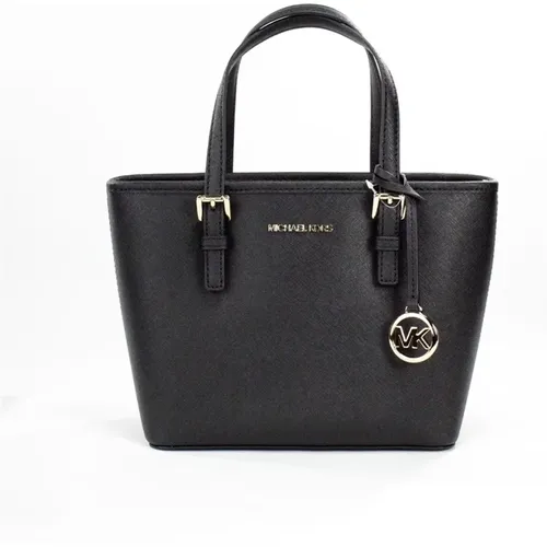 Leather Top Zip Tote Bag , female, Sizes: ONE SIZE - Michael Kors - Modalova