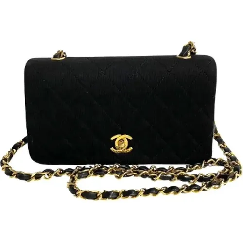 Pre-owned Cotton chanel-bags , female, Sizes: ONE SIZE - Chanel Vintage - Modalova