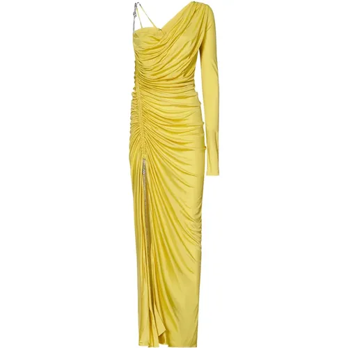 Draped Asymmetric Evening Dress , female, Sizes: M - Zuhair Murad - Modalova