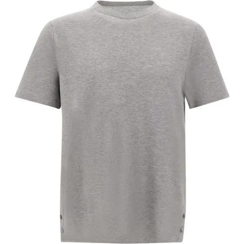 Men's Grey T-shirts and Polos , male, Sizes: L, XL, M - Thom Browne - Modalova