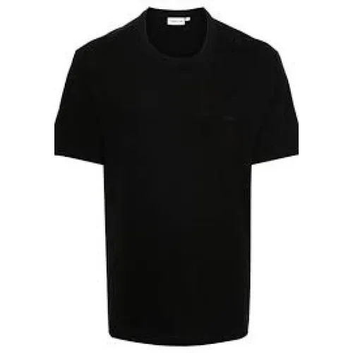 Tech Pique T-Shirt Schwarz , Herren, Größe: 2XL - Calvin Klein - Modalova