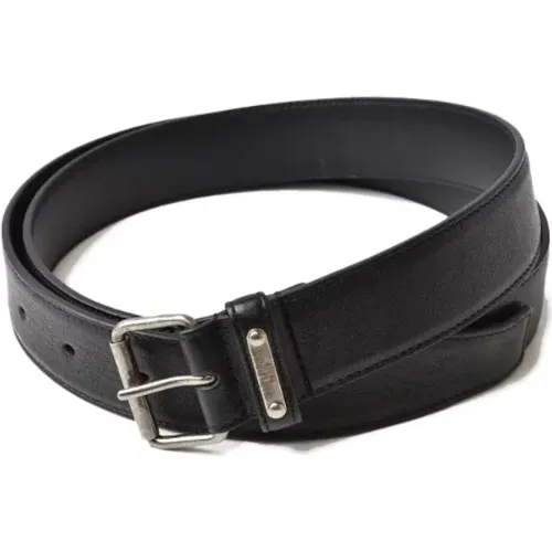 Pre-owned Leather belts , male, Sizes: ONE SIZE - Yves Saint Laurent Vintage - Modalova