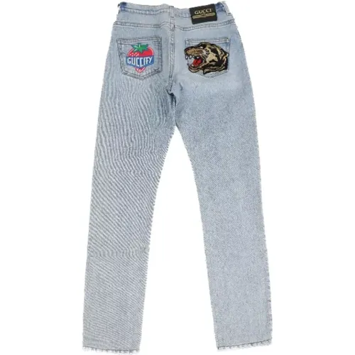 Pre-owned Cotton jeans , female, Sizes: S - Gucci Vintage - Modalova