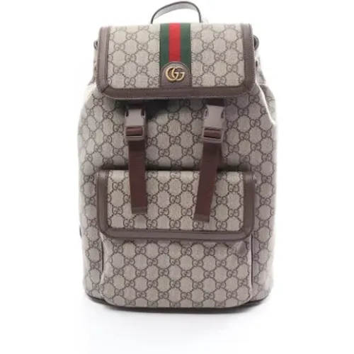 Pre-owned Leather backpacks , female, Sizes: ONE SIZE - Gucci Vintage - Modalova