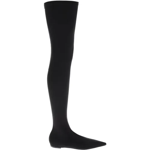 Stretch Jersey Overknee Stiefel,Over-knee Boots - Dolce & Gabbana - Modalova