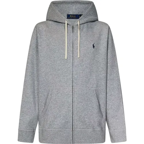 Men's Clothing Sweatshirts Grey Aw24 , male, Sizes: M - Ralph Lauren - Modalova