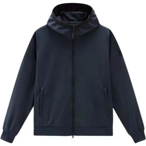 Soft Shell Full ZIP Jacket , male, Sizes: XL, M, L, 2XL, S - Woolrich - Modalova