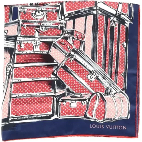 Pre-owned Silk scarves , female, Sizes: ONE SIZE - Louis Vuitton Vintage - Modalova