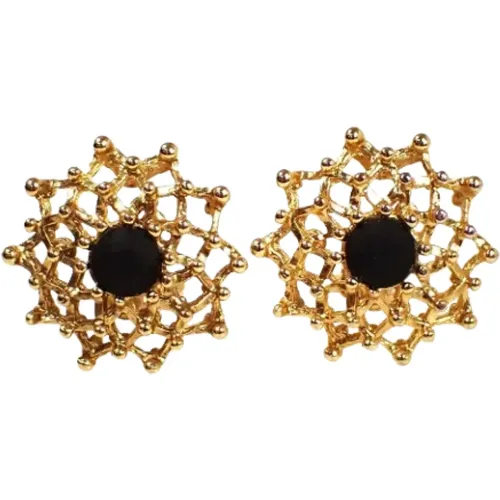 Pre-owned Metal earrings , female, Sizes: ONE SIZE - Yves Saint Laurent Vintage - Modalova