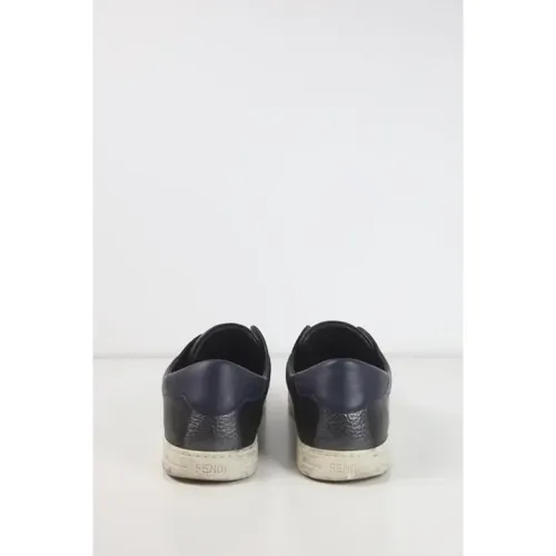Gebrauchte Schwarze Leder Fendi Sneakers - Fendi Vintage - Modalova