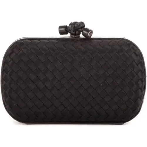 Pre-owned Canvas clutches , female, Sizes: ONE SIZE - Bottega Veneta Vintage - Modalova