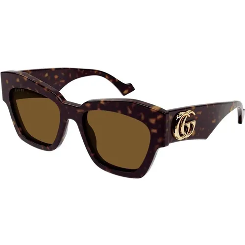 Stylische Sonnenbrille für Frauen , Damen, Größe: 55 MM - Gucci - Modalova