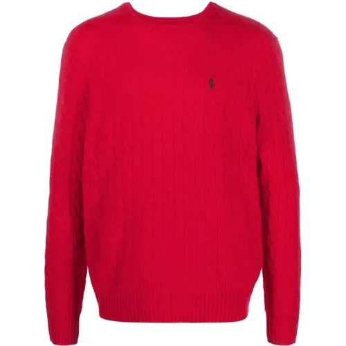 Cardinal Cashmere Polo Sweater , male, Sizes: L, S, M - Ralph Lauren - Modalova