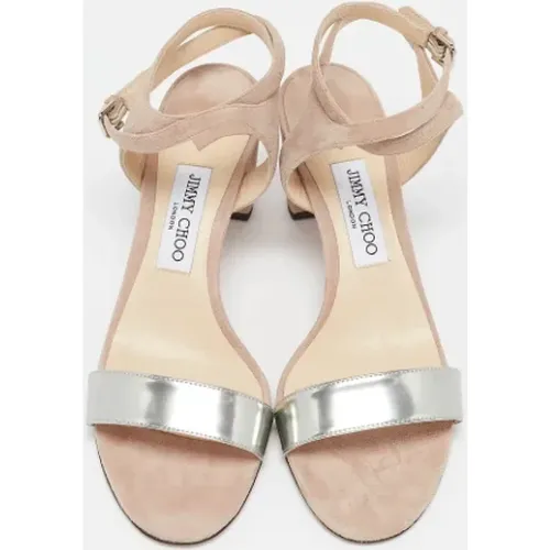 Pre-owned Leather sandals , female, Sizes: 8 UK - Jimmy Choo Pre-owned - Modalova