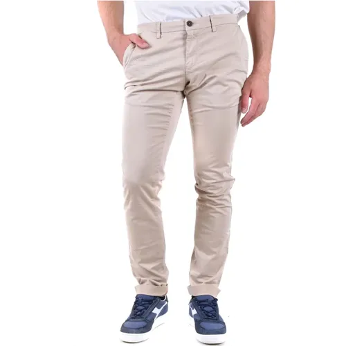 Stylish Slim-Fit Pants for Men , male, Sizes: M - Mason's - Modalova