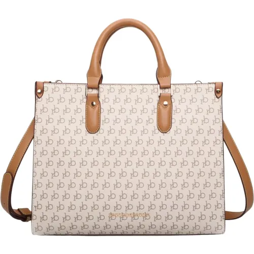 Shopping Bag with Zipper Closure , female, Sizes: ONE SIZE - roccobarocco - Modalova