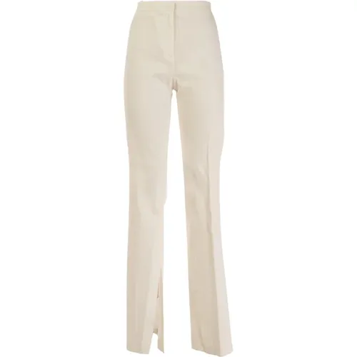 Elegant Summer Linen Trousers , female, Sizes: 2XS - pinko - Modalova