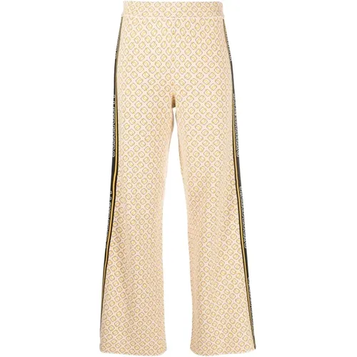 White Knitted Casual Trousers , female, Sizes: L, M - J.LINDEBERG - Modalova