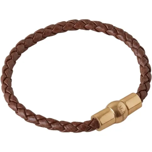 Iris Lederarmband, Zweiton Braun , Damen, Größe: M - Mulberry - Modalova