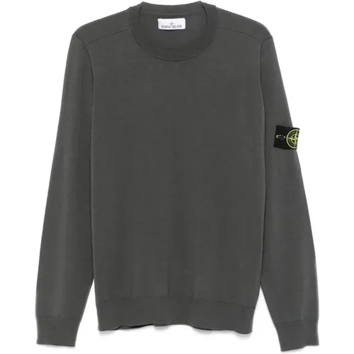 Grauer Sweatshirt Aw24 , Herren, Größe: XL - Stone Island - Modalova