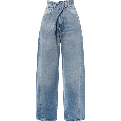 Oversize Wide Leg Jeans , female, Sizes: W27, W26, W25 - Darkpark - Modalova