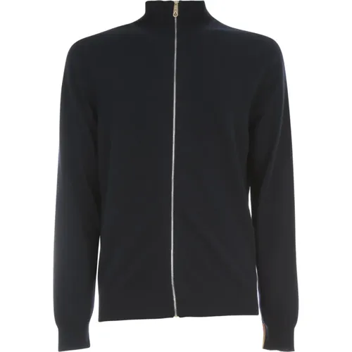 Zip-Through Sweater for Men , male, Sizes: M - PS By Paul Smith - Modalova