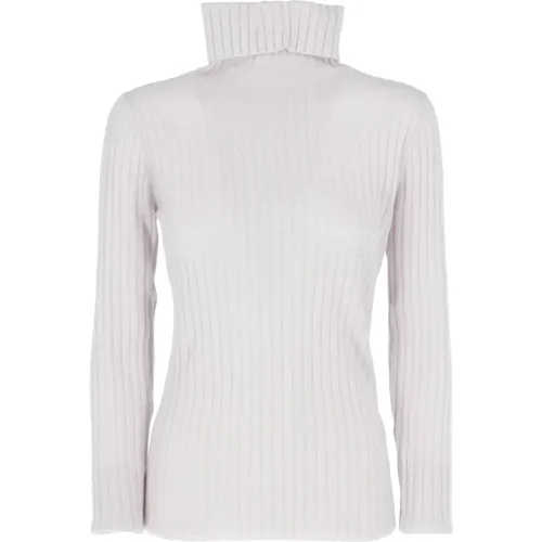 Gemütlicher Strick Rollkragenpullover , Damen, Größe: M - allude - Modalova