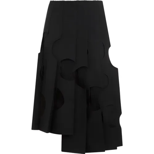 Sculptural Midi Skirt , female, Sizes: M - Comme des Garçons - Modalova