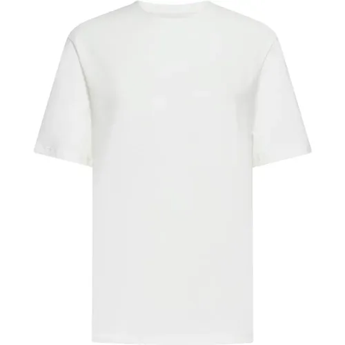 Cotton Crew Neck T-shirt , female, Sizes: M, S, XS - Jil Sander - Modalova