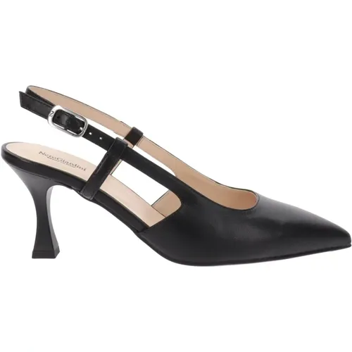 Leder High Heels Eleganter Stil , Damen, Größe: 36 EU - Nerogiardini - Modalova