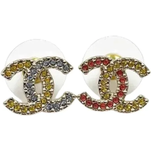 Pre-owned Fabric earrings , female, Sizes: ONE SIZE - Chanel Vintage - Modalova