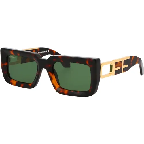 Boston Sunglasses for Stylish Sun Protection , unisex, Sizes: 55 MM - Off White - Modalova