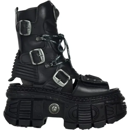 Chunky Leather Unisex Boots , female, Sizes: 4 UK, 6 UK, 8 UK, 7 UK - Vetements - Modalova