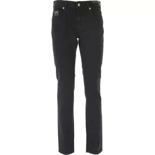 Schwarze Skinny Jeans aus Stretch-Denim - Versace Jeans Couture - Modalova