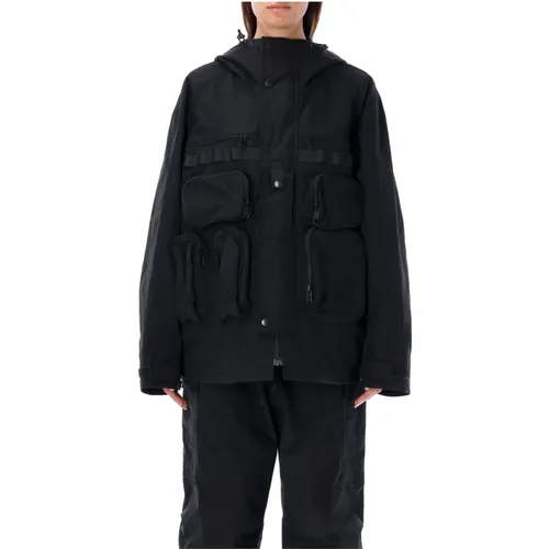 Schwarze Utility-Jacke mit hohem Kragen - Junya Watanabe - Modalova