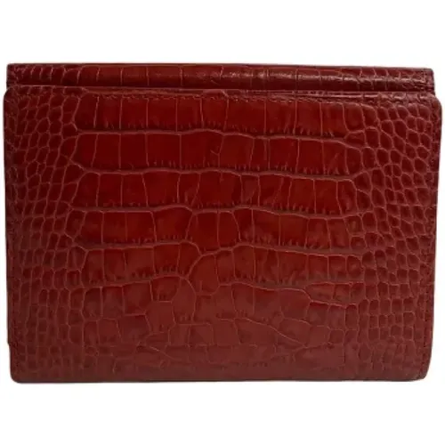 Pre-owned Leather wallets , female, Sizes: ONE SIZE - Yves Saint Laurent Vintage - Modalova