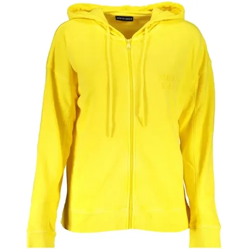 Hooded Sweatshirt with Zipper , female, Sizes: S, L - North Sails - Modalova