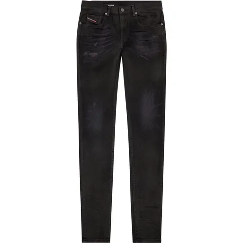Schwarze Slim Jeans - Essential Style - Diesel - Modalova