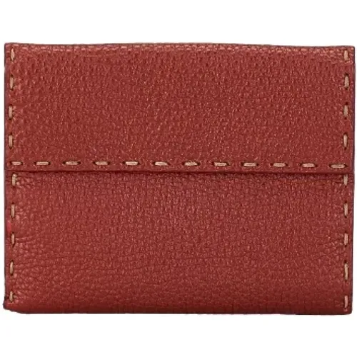 Pre-owned Leather wallets , female, Sizes: ONE SIZE - Fendi Vintage - Modalova