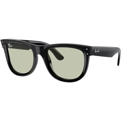 Klassische Wayfarer Sonnenbrille Grüne Gläser , unisex, Größe: 53 MM - Ray-Ban - Modalova