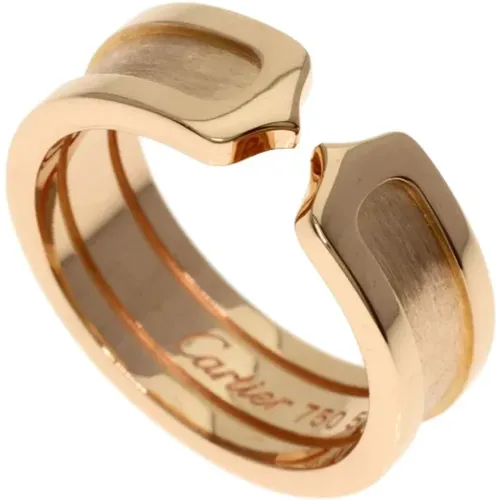 Pre-owned Rose Gold rings , female, Sizes: ONE SIZE - Cartier Vintage - Modalova