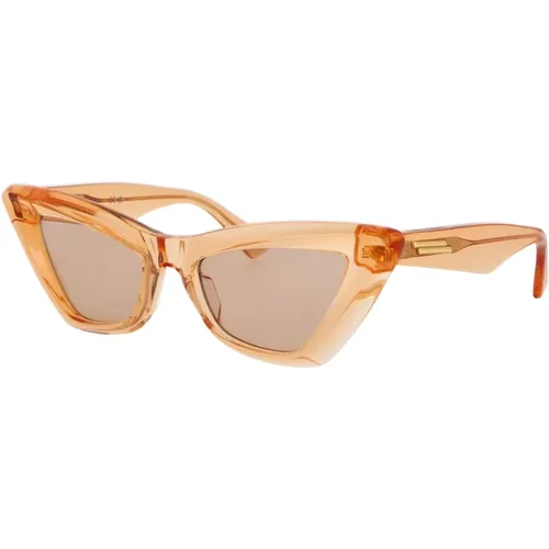 Stylische Sonnenbrille Bv1101S , Damen, Größe: 53 MM - Bottega Veneta - Modalova