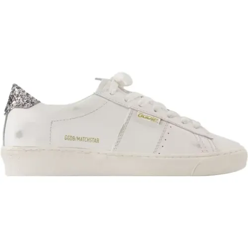 Leder sneakers , Damen, Größe: 36 EU - Golden Goose - Modalova