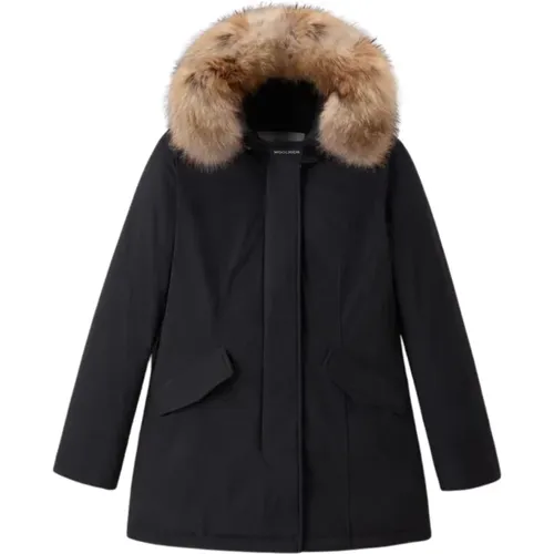 Luxury Arctic Parka with Raccoon Fur , female, Sizes: L - Woolrich - Modalova