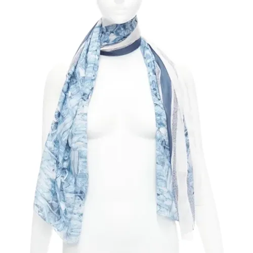 Pre-owned Cotton scarves , female, Sizes: ONE SIZE - Dior Vintage - Modalova
