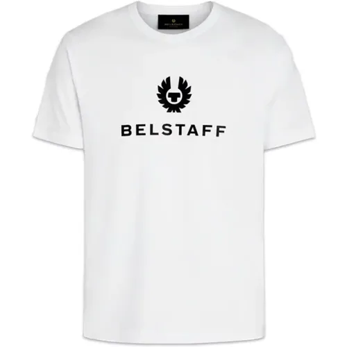 Phoenix Logo Baumwoll T-Shirt , Herren, Größe: M - Belstaff - Modalova