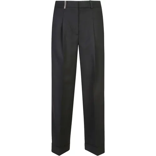 Trousers Womens Fashion Aw24 , female, Sizes: 2XS, XS, M - PESERICO - Modalova