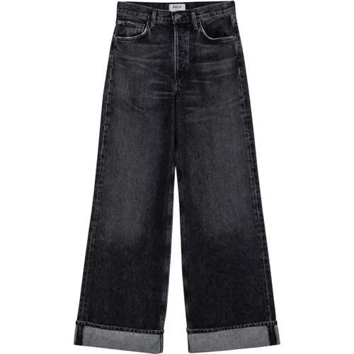 Palazzo Style Jeans,Palazzo Style Denim Jeans - Agolde - Modalova